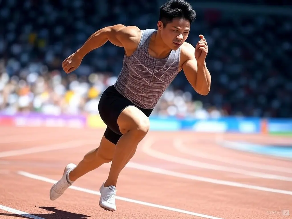 米兰体育馆-飞速奔跑，短跑运动员再次证明实力